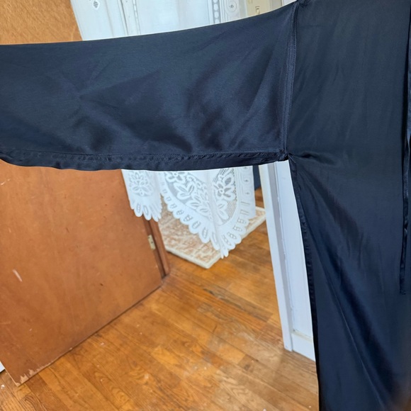 R13 Black Sleeved Blouse Side Open Medium BNWT - Picture 10 of 12